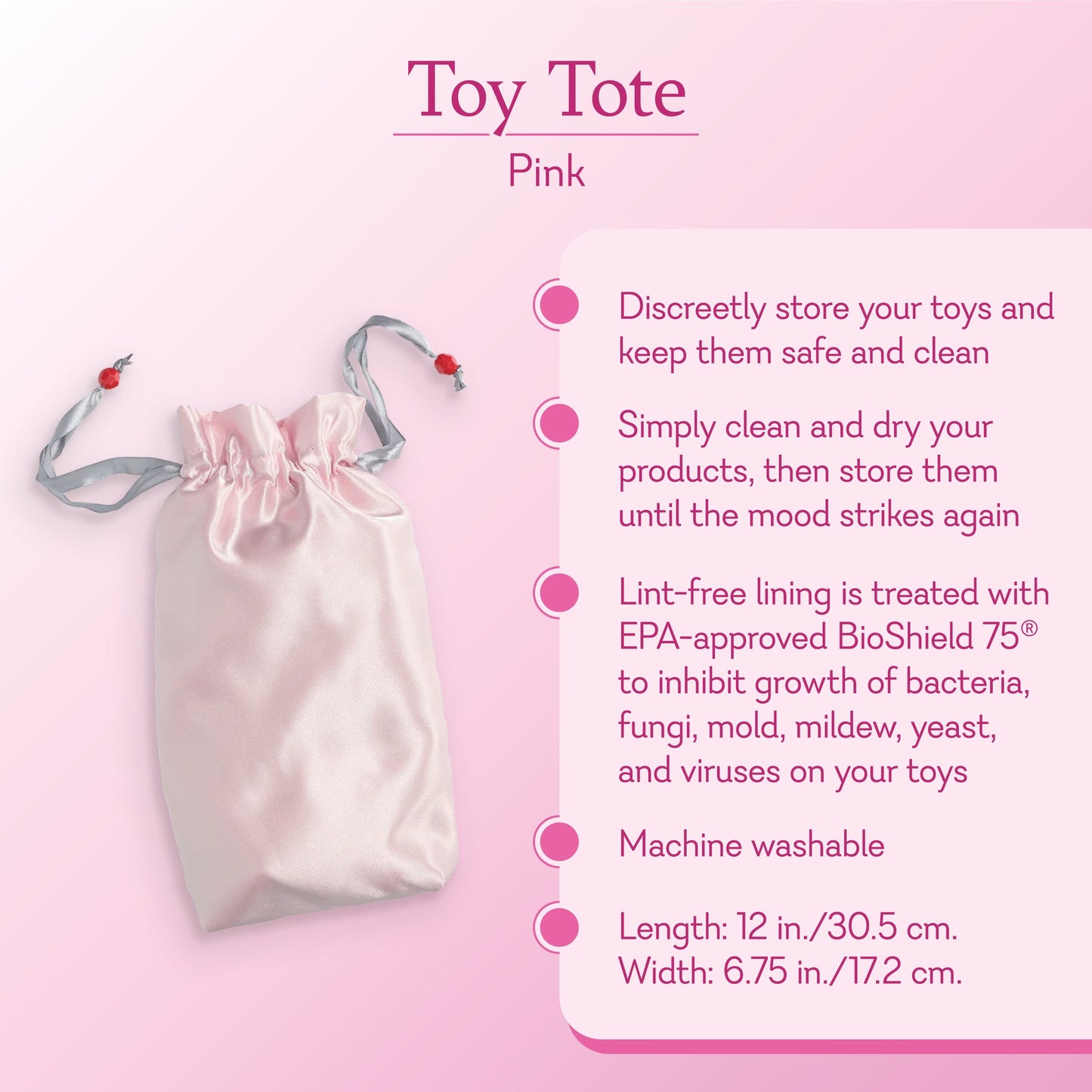 Toy Tote-Pink (bolsa para Juguetes)