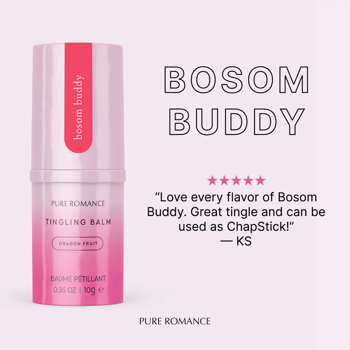 Bosom Buddy - Piña Colada Bálsamo hormigueante para labios y pezones